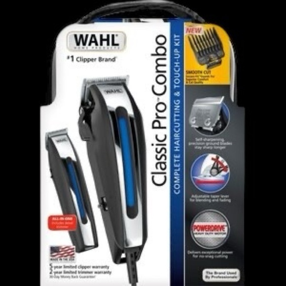 New in case Wahl Classic Pro Combo Complete Haircutting
Kit & Touch-Up Kit